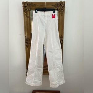 Seemed Front Wide Leg White Jeans Spanx size L